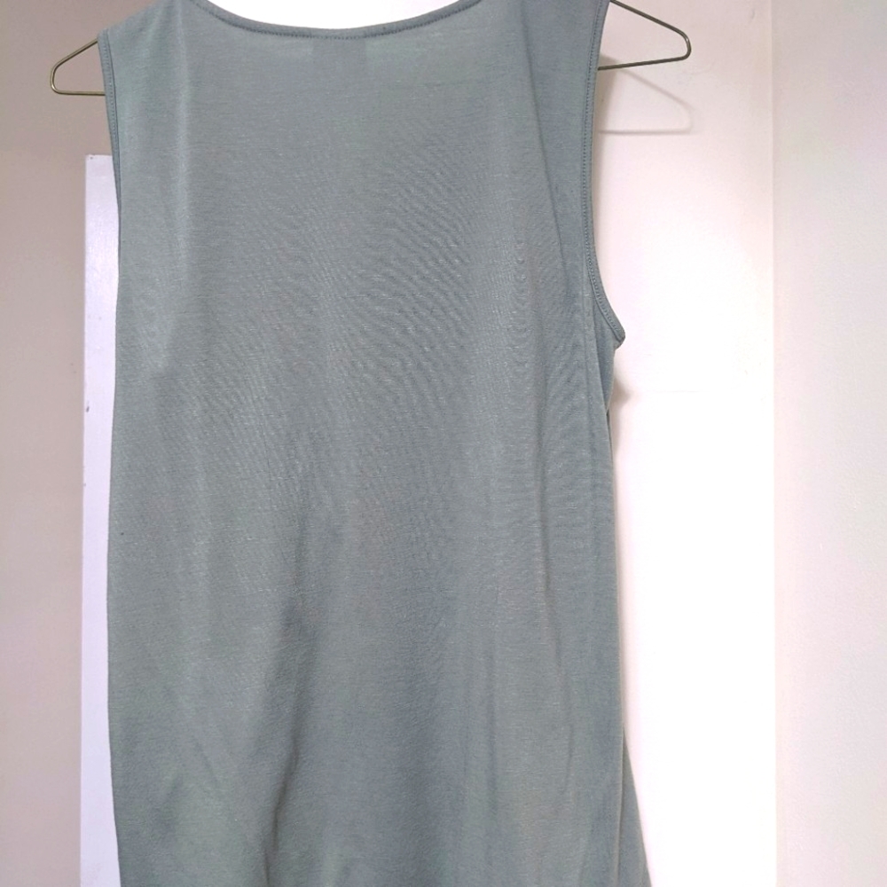 Green tank top